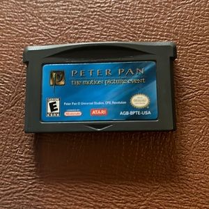 Nintendo GBA Peter Pan The Motion Picture game. Gameboy Advance